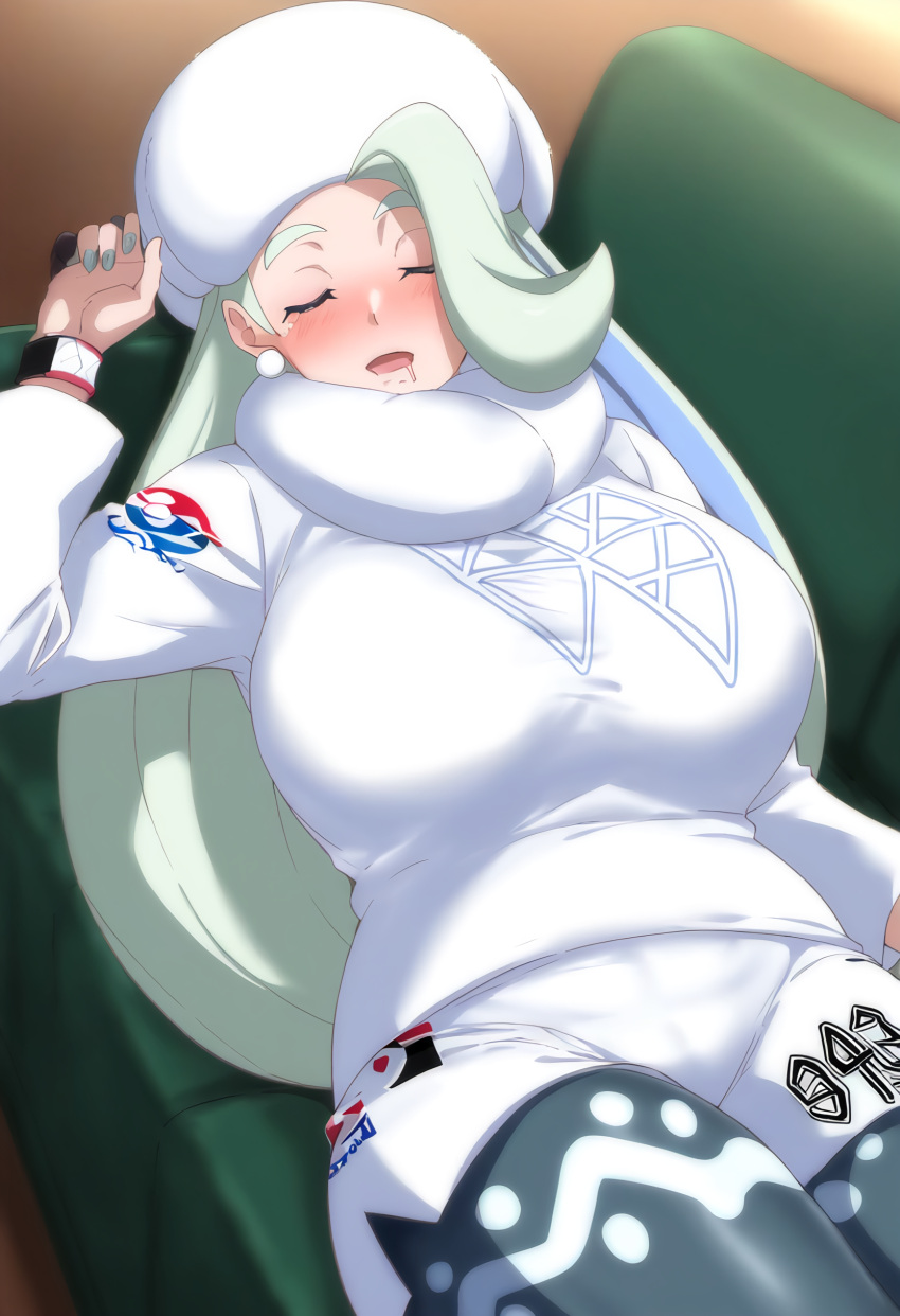 1girl 1girl ai_generated big_breasts blue_eyes breasts breasts_bigger_than_head female_focus gigantic_breasts long_hair mature mature_female melony_(pokemon) milf nintendo patreon patreon_paid patreon_reward pokemon pokemon_ss solo_female stable_diffusion tagme tofuro video_game_character video_game_franchise video_game_milf white_hair