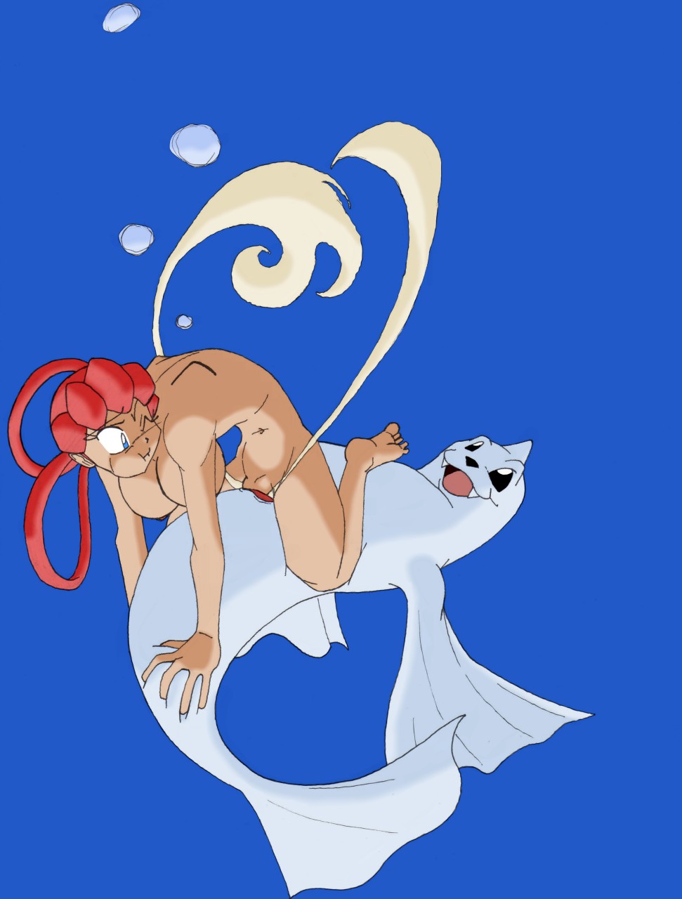 1boy 1girl barefoot blue_background breasts cum cum_in_pussy cum_inside dewgong drowning feet female frontierbrain high_resolution huge_breasts human interspecies male male/female navel nintendo nude nurse_joy penetration pink_hair pokemon pokemon_(anime) pokemon_(species) pokephilia questionable_consent r**e reverse_cowgirl_position sex soles tagme toes trainer_(artist) underwater underwater_sex vaginal_penetration water zoophilia