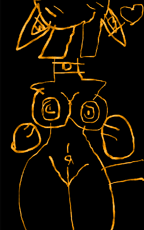 1girl abbygale_purple_eevee_kit alphabet_(mike_salcedo) anthro boobs breasts female furry furry_female gold gold_body harrymations hi_res hot looking_at_viewer neon nipples pussy ralr rule_63 russian_alphabet_lore sexy tits titties uwu vagina yar_(ralr) yellow_body