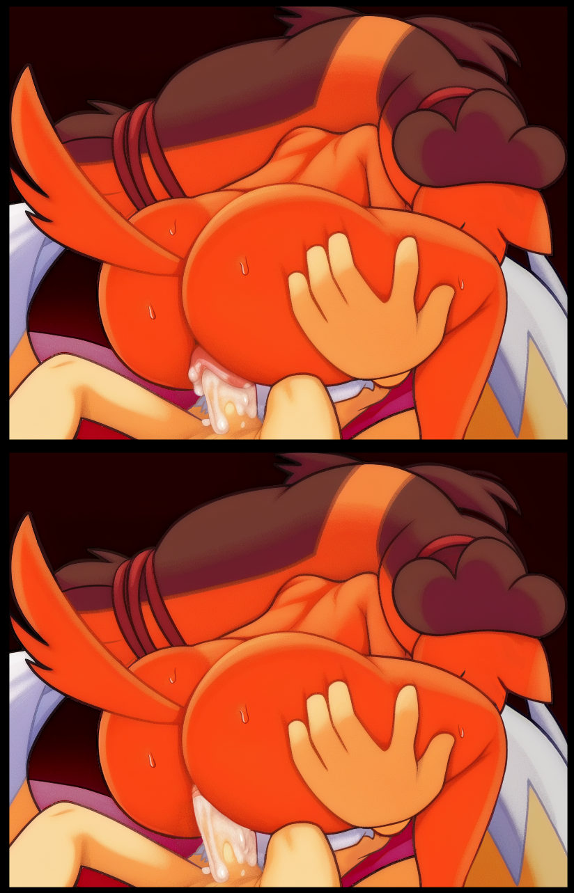 Hentai Pussy - 1boy 1girl anal anal juice anal sex anthro anus ass badger b...