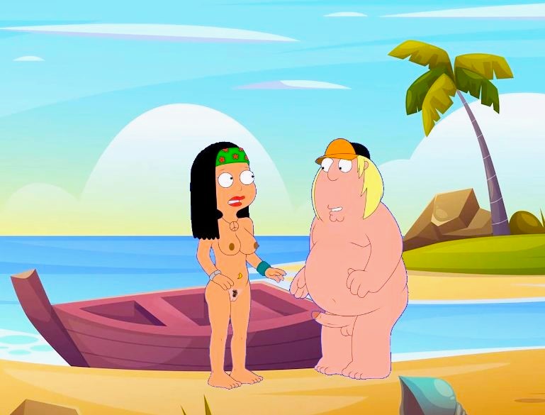 american_dad breasts chris_griffin crossover erect_nipples erect_penis family_guy hayley_smith huge_penis nude pubic_hair pussy thighs