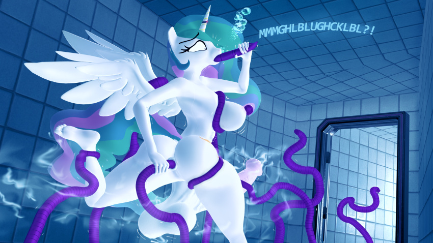 1futa all_the_way_through alternate_version_available anal anal_sex aquaphilia asphyxiation ass balls big_breasts breasts bulge cum danil4h drowning ejaculation freediving friendship_is_magic futanari hasbro level_37_(backrooms) my_little_pony neck_bulge penetration penis princess_celestia princess_celestia_(mlp) scared solo_focus tagme tentacle the_backrooms the_poolrooms underwater underwater_sex unwilling