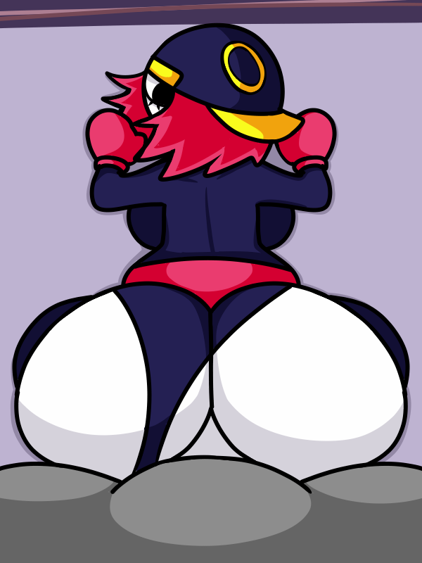 1boy 1boy1girl 1girl anon anonymous ass beat_banger beat_banger_(friday_night_funkin) big_ass breasts friday_night_funkin friday_night_funkin_mod hotline_024 jp20414(artist) nikku_(saruky) penis_in_pussy red_hair sex white_skin