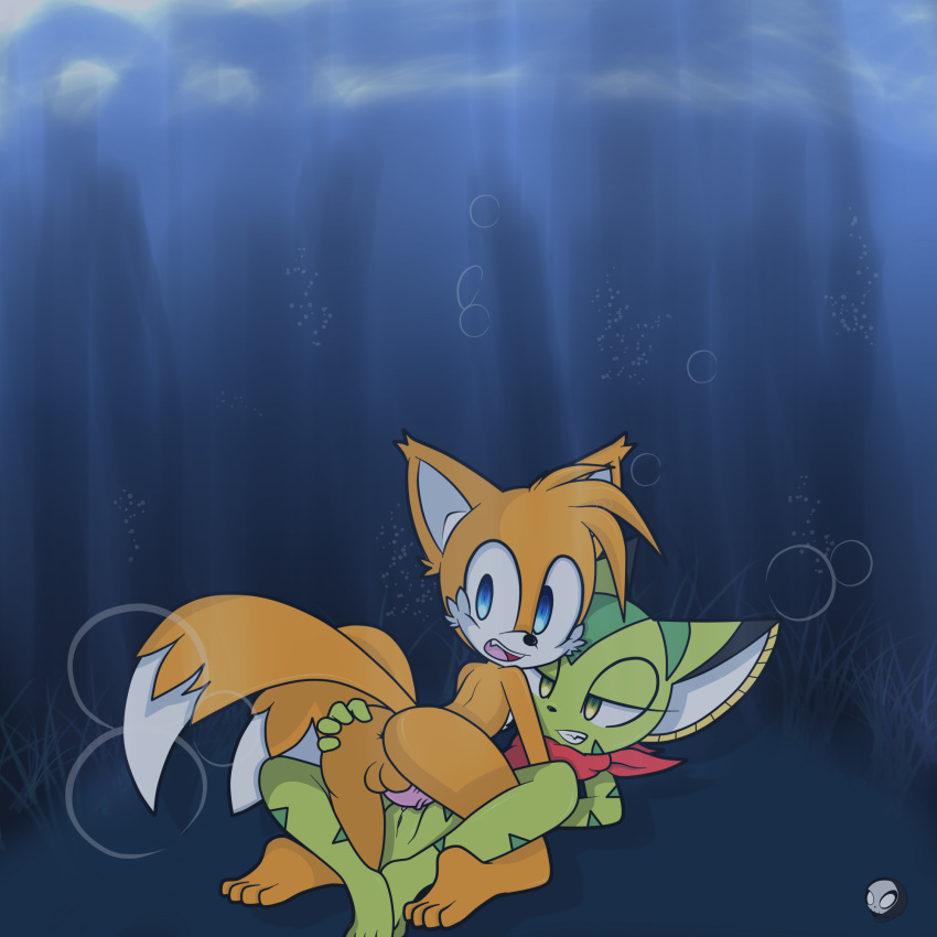 1boy 1girl anthro anus ass balls barefoot carol_tea crossover feet feline female fox freedom_planet furry galaxytrail imminent_sex interspecies male male/female miles_"tails"_prower nude ocean penis professorq pussy sea sega sonic_(series) sonic_the_hedgehog_(series) straight tagme underwater water