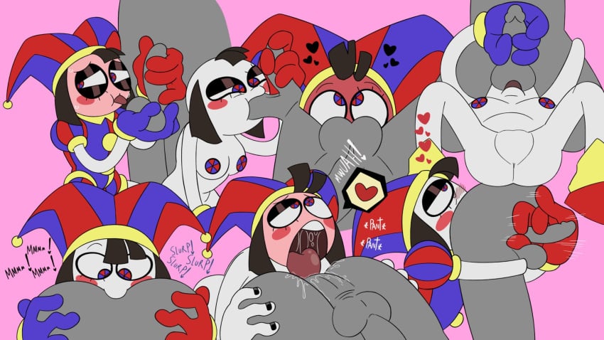 1boy 1girl anilingus anon ball_sucking balls blush breasts eating_ass fellatio girl_on_bottom glitch_productions gooseworx handjob_from_behind handjob_with_gloves jones_boi jonesbo50034805 licking_balls looking_pleasured penis pomni pomni_(the_amazing_digital_circus) reach_around rimjob rimming rimming_male slurp tagme the_amazing_digital_circus unusual_nipples