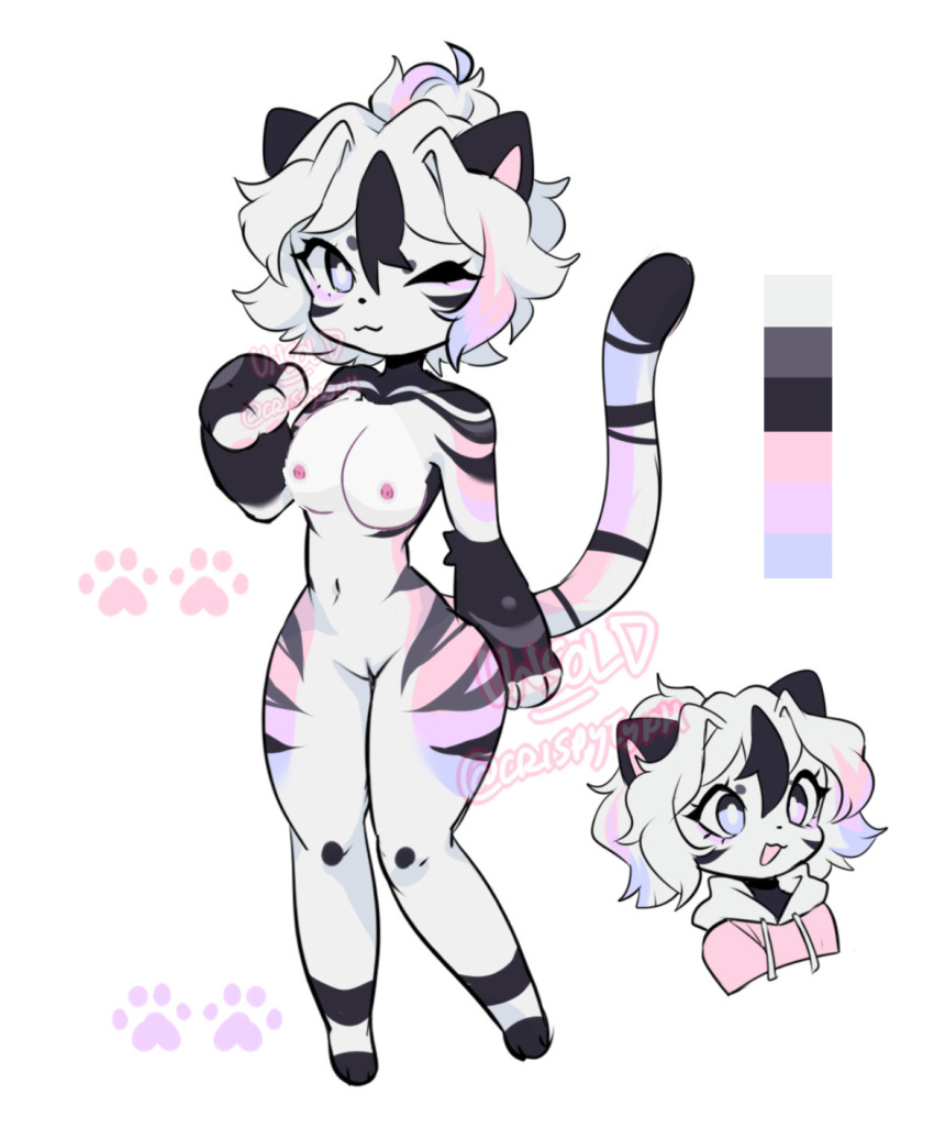 1girl big_ass big_breasts female furry typh