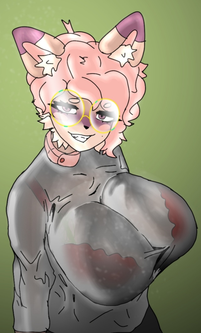 1girl big_breasts female furry typh