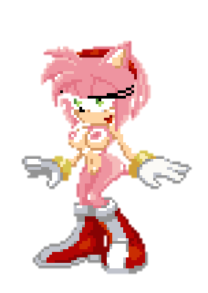 1girl amy_rose breasts completely_nude_female female_focus furry furry_female gloves green_eyes horny_female navel nipples nude_female open_mouth pink_fur pixel_art project_x_love_potion_disaster sega shoes sonic sonic_the_hedgehog_(series) transparent_background