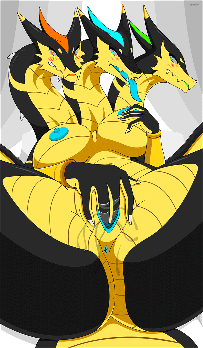 1girl big_breasts evov1 female furry gif pussy