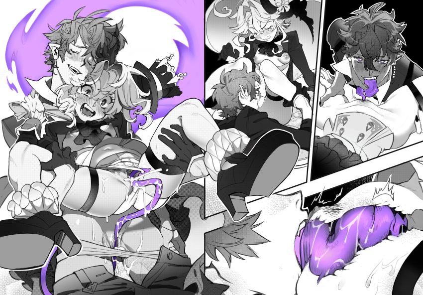 cerberusmahou childe cuntboy furina_(genshin_impact) genshin_impact paid_reward_available pussy pussylicking tagme tartaglia_(genshin_impact) tentacle tentacle_sex trans_male