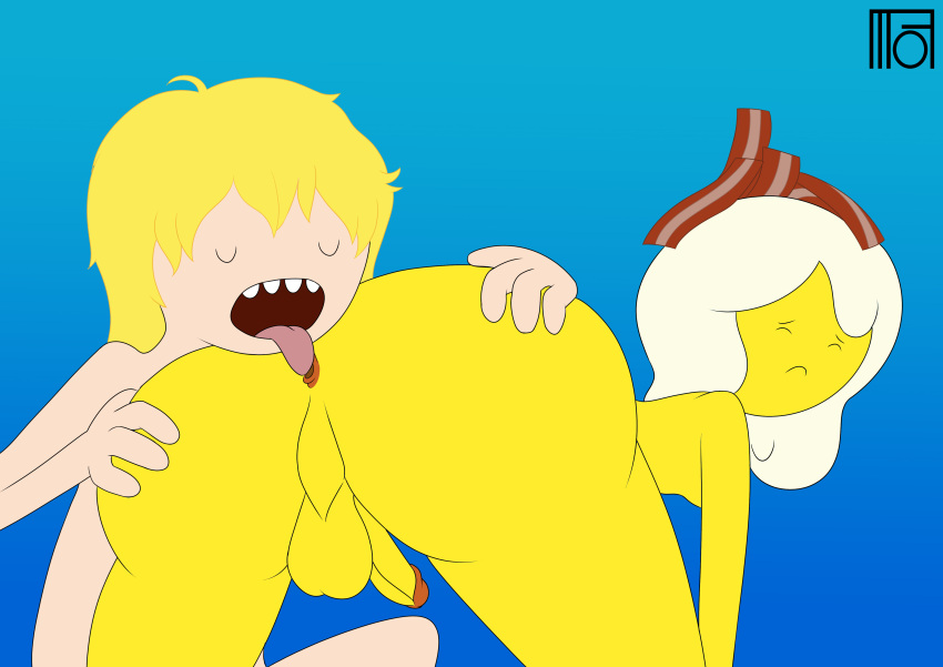 1boy 1futa adventure_time alternate_color alternate_version_available anal anal_licking anal_sex anilingus black_hair blonde_hair blue_skin bonnibel_bubblegum breakfast_princess egg_yolk eye_mask finn_the_human futanari green_hair green_skin horn horns human huntress_wizard leaves leaves_in_hair male_on_futa marceline marceline_abadeer marceline_the_vampire_queen mask moffoffo pink_body pink_hair pink_skin princess princess_bubblegum queen rimjob rimming vampire vampire_girl white_hair wizard yellow_body yellow_skin