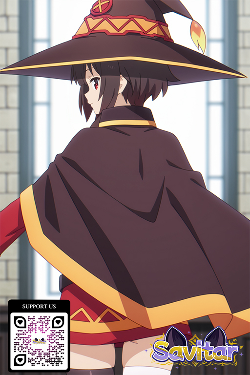 1girl 1girl 1girl ai-generated asymmetrical_legwear bandaged_leg bandages bangs belt belt_buckle black_belt black_cape black_choker black_gloves black_hair black_headwear black_legwear black_thighhighs blush breasts brown_belt brown_hair buckle cape choker clavicle closed_mouth clothing collarbone dress female_only fingerless_gloves gloves hat headwear indoors kono_subarashii_sekai_ni_shukufuku_wo! legwear littlehentai long_sleeves looking_at_viewer megumin mismatched_legwear outstretched_arms red_dress red_eyes savitar savitar_(ai_generator) short_dress short_hair short_hair_with_long_locks sidelocks single_thighhigh skindentation small_breasts smile standing stockings thighs window witch_hat