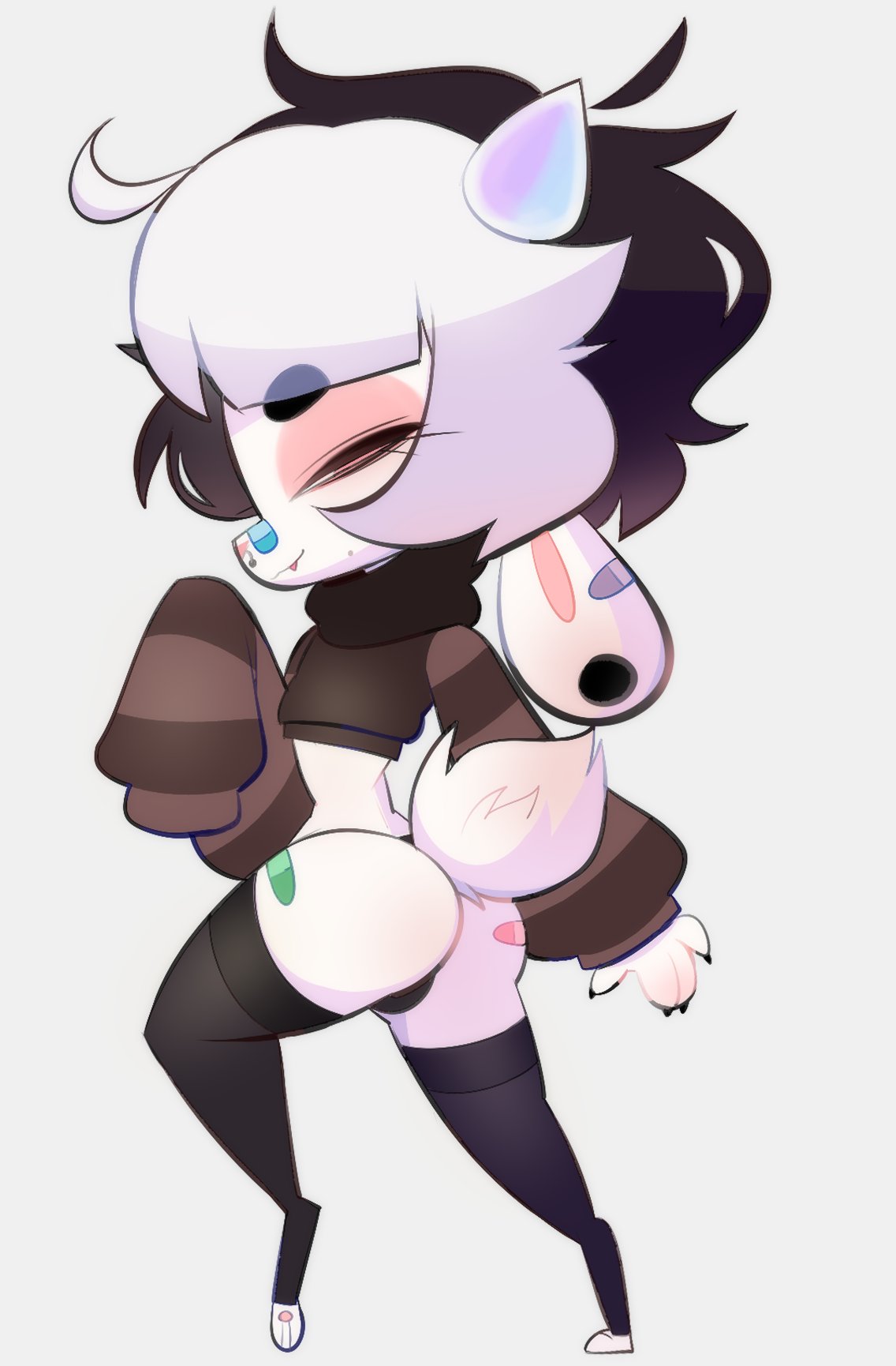 1girl ass female furry oopsynsfw