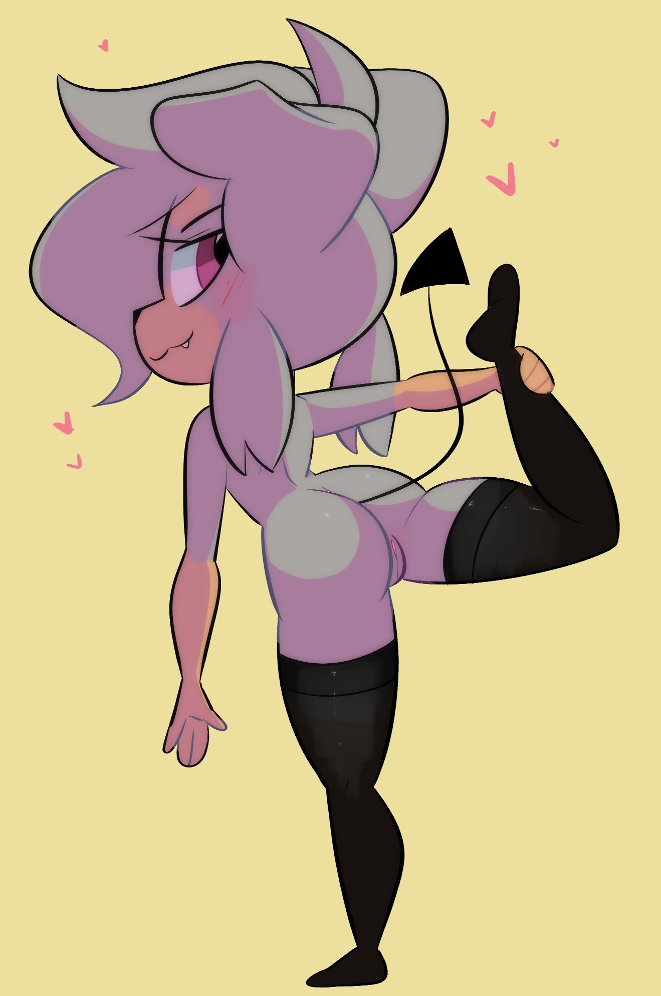 1girl ass female furry oopsynsfw
