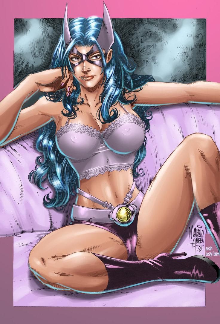 1girl adapted_costume alternate_costume arm_rest bangs bare_arms bare_shoulders big_breasts birds_of_prey black_hair boots breasts cleavage closed_mouth collarbone couch curly_hair dc_comics dcau female_only female_solo footwear head_rest helena_bertinelli heroine high_heel_boots high_heels huntress_(dc) justice_league justice_league_unlimited legs lingerie lips lipstick long_hair looking_at_viewer makeup marcio_abreu mask midriff nail_polish naughty_face navel neck outstretched_arm parted_bangs pink_nails purple_boots purple_couch purple_eyes purple_footwear purple_high_heel_boots purple_high_heels purple_lingerie purple_mask red_lipstick sidelocks sitting sitting_on_couch smile spread_legs superheroine thick_thighs thighs very_long_hair wavy_hair