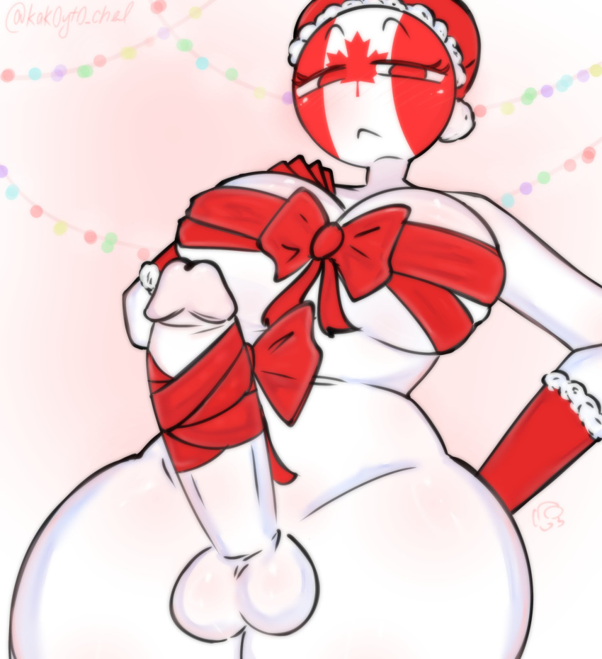 2025 :< big_ass big_breasts breasts christmas country_girl countryhumans futanari happy_new_year looking_down partially_clothed polish tagme