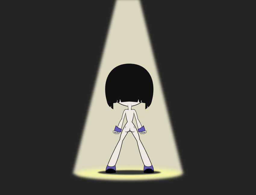 1girl ass cambion cartoon_network cheesepuffs dc demon demon_girl female humanoid nude older older_female rachel_roth raven_(dc) solo teen_titans teen_titans_go young_adult young_adult_female young_adult_woman