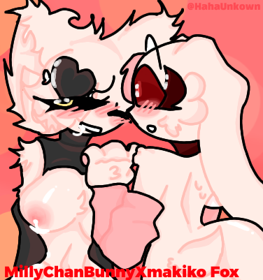 ass big_breasts bunny female/female furry mika_kit milk