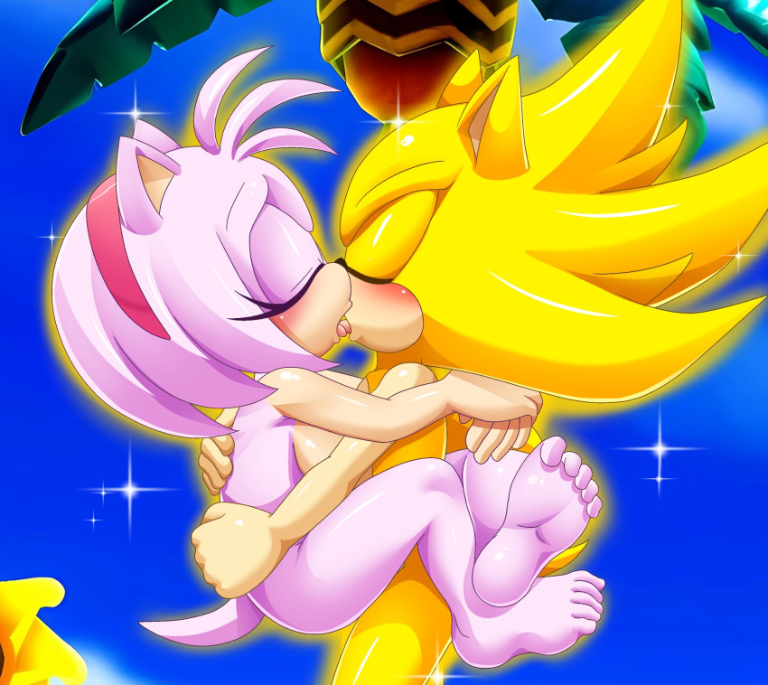 1boy 1girl amy_rose ass barefoot bbmbbf blonde_hair breasts carrying carrying_person completely_nude feet furry furry_female gold_fur gold_hair hairband high_res holding kissing leg_lock lolita_fashion male mobius_unleashed nude palcomix pink_fur pink_gur pink_hair sega sega sex small_breasts soles sonic_superstars sonic_the_hedgehog sonic_the_hedgehog_(classic) spiked_hair standing standing_sex straight super_amy super_amy_rose super_form super_sonic superpowered_sex teen teen teen_boy teen_girl teenage teenage_boy teenage_girl toes tongue tongue_out transformation wholesome yellow_fur