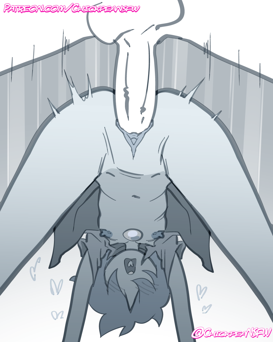 1boy 1girl 1girls 2025 balls blue_pearl_(steven_universe) blush chickpea digital_drawing_(artwork) gradient_background limited_palette male penis pussy pussy sex simple_background steven_universe testicle uncensored vaginal vaginal_penetration vaginal_sex