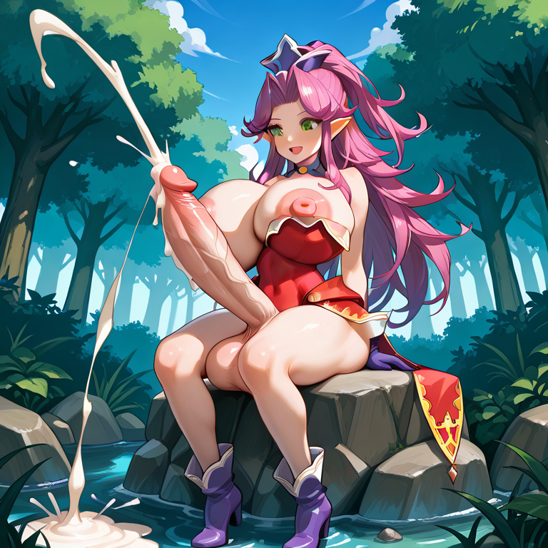 ai_generated angela angela_(seiken_densetsu_3) angela_(trials_of_mana) areola areola big_areola big_areolae big_breasts big_breasts big_nipples big_penis bimbo bimbo_futa bimbo_futanari breasts clothed cum cumshot elf_ears enormous_breasts erection forest functionally_nude futanari gigantic_areola gigantic_areolae gigantic_breasts gigantic_nipples gigantic_penis hips huge_areola huge_areolae huge_breasts huge_hips huge_nipples huge_penis huge_thighs hyper_areola hyper_areolae hyper_breasts hyper_nipples large_areola large_areolae large_nipples large_penis long_hair massive_breasts nipples orgasm outside outside penis pink_hair pointless_clothes pointless_clothing pointy_ears princess public purple_hair round_breasts royal_slut royalty seiken_densetsu seiken_densetsu_3 thick_thighs thighs trials_of_mana useless_clothes useless_clothing veiny_penis wide_hips