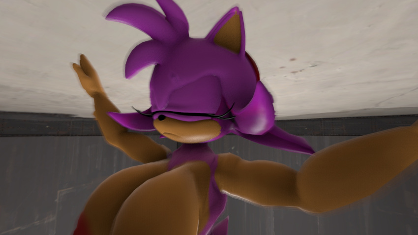 1girl 3d 3d_(artwork) amy_rose anthro big_breasts breasts closed_eyes completely_nude eulipotyphlan female furry hairband headband hedgehog holding_breath kidnapped mammal nipples nude nude_female peril pink_body pink_fur sega sfm solo solo_female sonic_(series) sonic_the_hedgehog_(series) thehumblefellow trapped underwater water