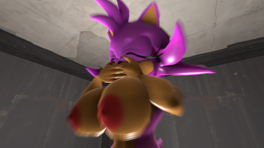 1girl 3d 3d_(artwork) amy_rose anthro asphyxiation big_breasts breasts closed_eyes completely_nude covering_mouth drowning eulipotyphlan female furry hairband headband hedgehog holding_breath kidnapped mammal nipples nude nude_female peril pink_body pink_fur sega sfm solo solo_female sonic_(series) sonic_the_hedgehog_(series) thehumblefellow trapped underwater water