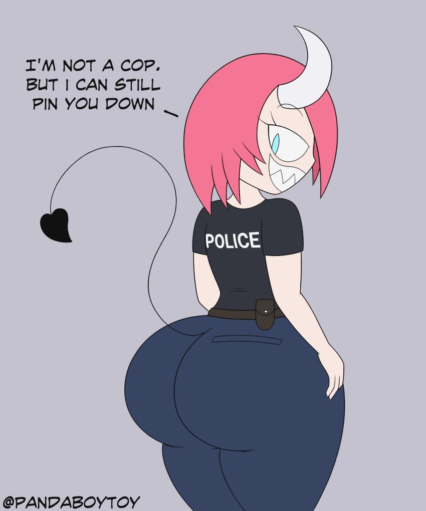 1girl ass big_ass huge_ass pandaboytoy trinity_(pandaboytoy)