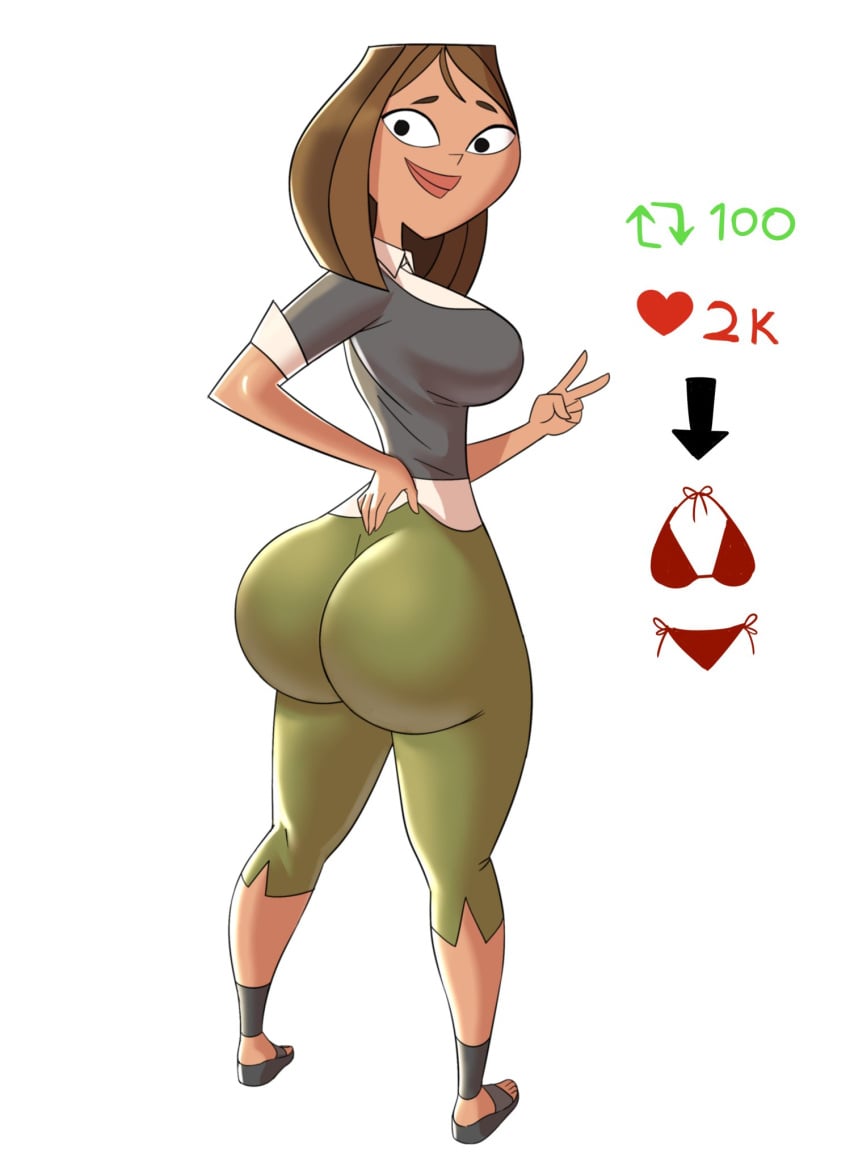 1girl 1girl ass benjicomix benjiii big_ass big_breasts big_breasts big_breasts bottom_heavy breasts breasts bubble_ass bubble_butt bust cartoon_network courtney_(tdi) curvaceous curvy curvy_figure dark-skinned_female dark_skin digital_media_(artwork) duncan_would_hit fat_ass female_focus hips hourglass_figure huge_ass huge_breasts large_ass legs mature mature_female slim_waist thick thick_hips thick_legs thick_thighs thighs total_drama_island voluptuous voluptuous_female waist wide_hips
