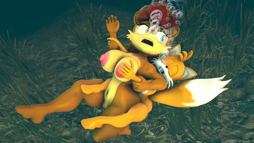 16:9 1girl 3d_(artwork) age_difference anal anal_penetration anthro anthro_on_anthro anthro_penetrated anthro_penetrating anthro_penetrating_anthro archie_comics asphyxiation barefoot big_breasts breast_grab breasts brown_body brown_fur canid canine chipmunk cub daemont92 digital_media_(artwork) drowning duo feet female_penetrated f****d fox fur genitals grope ground_squirrel hair hand_on_breast high_res huge_breasts lake looking_back male male/female male_penetrating male_penetrating_female mammal miles_"tails"_prower moan navel nipples nude open_mouth penetration pussy red_hair rodent sally_acorn sciurid sega sex sonic_the_hedgehog_(archie) sonic_the_hedgehog_(comics) sonic_the_hedgehog_(series) source_filmmaker swimming underwater underwater_sex water widescreen yellow_body yellow_fur young