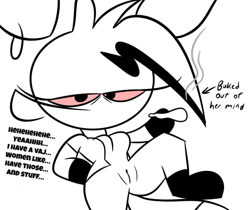 breasts bunny bunny_ears bunny_girl jacket jdone original_character rude_rabit smoking vaginal vikson