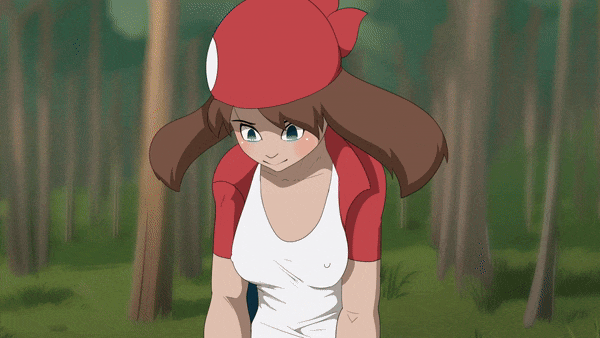 1boy 1girl blue_eyes blush bouncing_breasts brown_hair creampie deepstroke empty_eyes erect_penis erection forest game_freak gif haruka_(pokemon) hypno may_(pokemon) mind_control nature nintendo nipples pendulum penis pokemon_(anime) pokemon_(game) shirt_lift small_breasts testicles undressing
