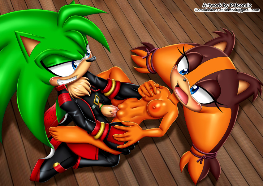 1boy 1girl anthro badger barefoot bbmbbf blush boomerang_(tv_network) breasts cartoon_network clothed_male_nude_female fan_character feet female grabbing_own_breast hedgehog male male/female mobian_(species) mobius_unleashed nipples nude open_mouth palcomix penis pillow_shading pussy pussy_juice sega sex sonic_boom sonic_the_hedgehog_(series) sticks_the_jungle_badger teeth tongue vaginal_penetration vaginal_sex