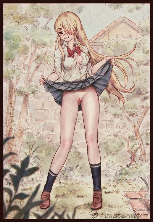 ass blonde_hair breasts collapseabout cute hentai legs long_hair princessofpower pussy pussy_lips satsuki_tatchibana sexy