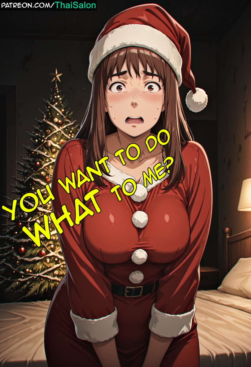 1girl 1girl 1girl 1girls ai_assisted ai_generated bdsm bedroom before_anal before_oral before_rape before_sex big_ass big_breasts big_breasts breasts brown_hair christmas christmas_clothing christmas_decorations christmas_hat christmas_headwear christmas_outfit christmas_tree chromatic_abberation curvaceous curvaceous_body curvaceous_female curvaceous_figure curves curvy curvy_body curvy_female curvy_figure curvy_hips english english_dialogue english_text eyebrows eyelashes eyeliner femal heavenly_delusion high_res high_res high_resolution hires huge_ass huge_breasts indoors kiruko_(tengoku_daimakyou) large_ass medium_hair patreon patreon_username questionable_consent santa_costume santa_dress santa_hat scared sexually_suggestive shibari stable_diffusion tagme tengoku_daimakyou text thaisalon thick thick_thighs thighs voluptuous voluptuous_body voluptuous_female watermark worried worried_expression