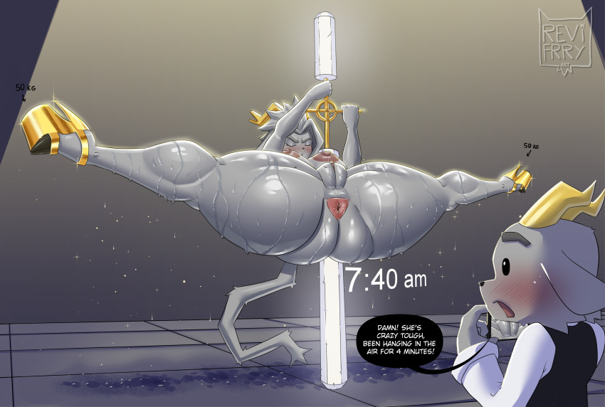 1girl 2025 absurd_res anthro antlers anus areola ass big_ass big_breasts biped bitch blush bodily_fluids breasts clitoris clothing dialogue duo english_text flexible footwear furry furry_female genitals glistening glistening_anus glistening_areola glistening_body glistening_breasts glistening_butt glistening_genitalia glistening_nipples glistening_thighs glistening_vulva grey_body high_heels high_res horn horny horny_female huge_breasts huge_thighs jackalope lagomorph male mammal mommy mommy_kink mommy_milkers musky musky_pussy nasty nasty_bitch nasty_pussy nipple_dip nipples plump_labia pseudoregalia puffy_pussy pussy pussy_slit reeking_of_fish reeking_of_pussy revifrry shoes slut smelly smelly_pussy speech_bubble splits spread_legs spreading stinky stinky_pussy sweat sweaty sweaty_pussy sybil_(pseudoregalia) text thick_thighs vulva wet wet_pussy whore wide_hips