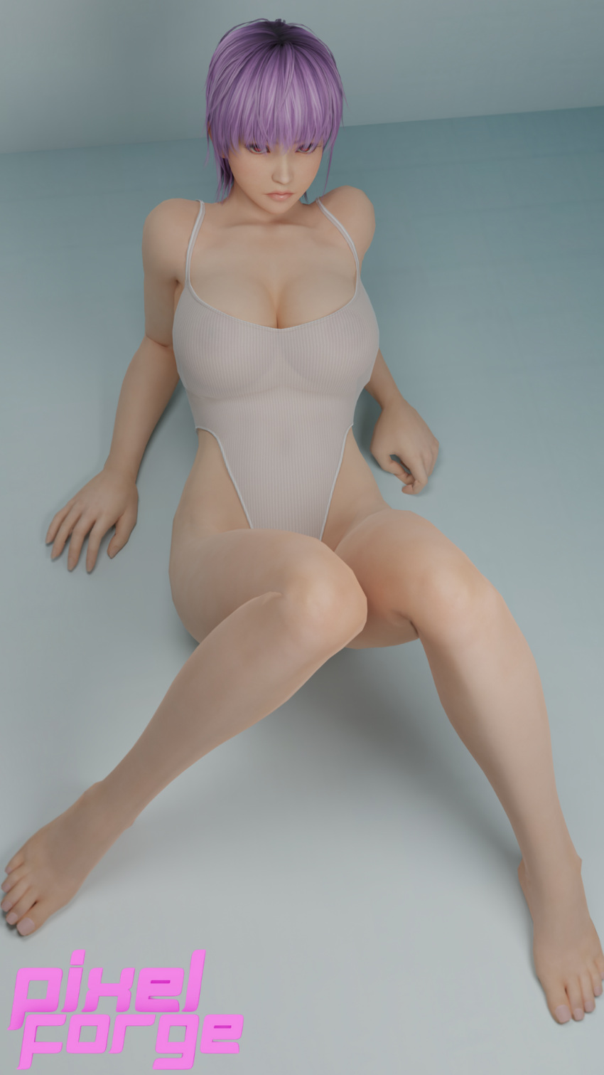 1girl 1girl 3d alluring ass ayane ayane_(doa) big_ass big_breasts big_breasts big_thighs bikini curvaceous curvy curvy_figure dead dead_or_alive hips large_ass large_thighs light-skinned_female light_skin mature mature_female ninja_gaiden one-piece_bikini pixelforge silf slim_waist team_ninja tecmo thick thick_hips thick_legs thick_thighs thighs voluptuous waist white_bikini white_one-piece_bikini wide_hips