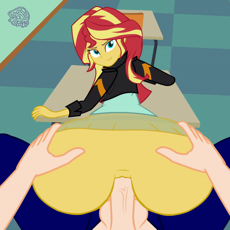 1boy 1girl accurate_art_style anal anal_insertion anal_penetration anal_sex anus clothed_sex clothing dick_in_ass dick_in_butt equestria_girls extended friendship_is_magic gif hasbro loop male male_pov momoiro-kun my_little_pony older older_female penis penis_in_anus penis_in_ass penis_in_butt rough_anal rough_sex sex skirt sunset_shimmer tagme uncensored young_adult young_adult_female young_adult_woman