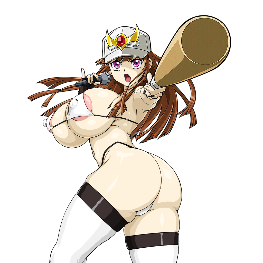 areola areola ass baseball_bat big_areola big_areolae big_ass big_breasts big_breasts big_nipples bikini bimbo breasts brown_hair gigantic_breasts hat huge_areola huge_areolae huge_ass huge_breasts huge_nipples huge_thighs large_areola large_areolae large_ass large_nipples long_hair microphone nipple_bulge nipples stockings swimsuit thick_thighs thighs thong yu-gi-oh! yu-gi-oh!_duel_links yu-gi-oh!_sevens yuka_goha