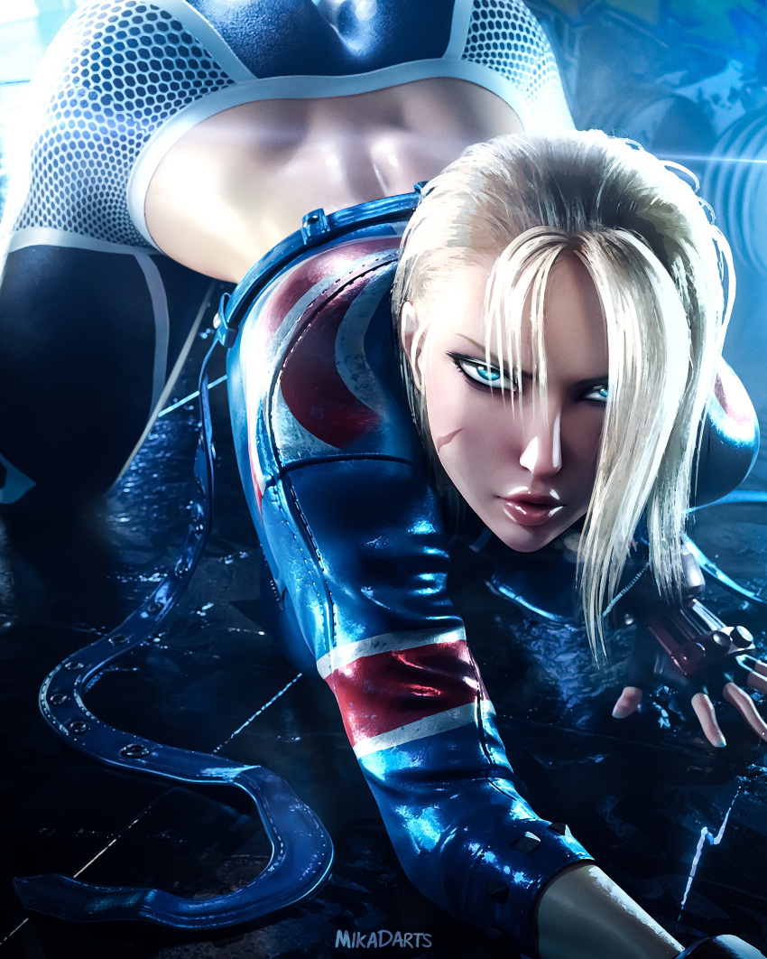 1girl 1girl 1girls 3d ass blonde_hair braid cammy_white female_focus female_only flexible large_ass light-skinned_female light_skin looking_at_viewer mikadawn street_fighter thick_thighs thighs wide_hips