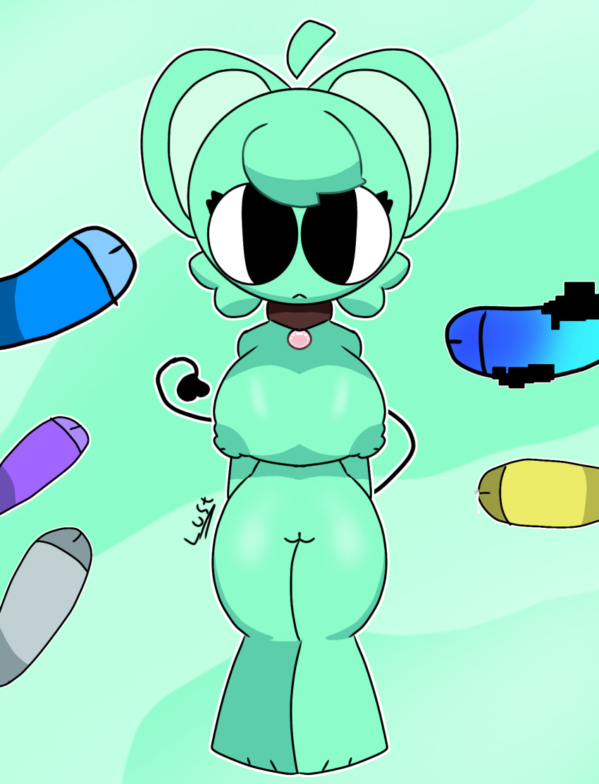 big_breasts clurk_(sprunki) collar cum indi_(sprunki) jay_(sprunki) mard_(sprunki) mint_fur moch_(sprunki) mochimochz mouse_ears mouse_girl mouse_tail nipples penis pussy sprunki sprunki_oc zyrptic_(sprunki)