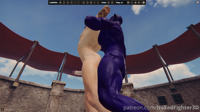 3d 3d_model anal anal_sex arena dark-skinned_male dominant_male domination fight fighter fighting fighting_game fighting_pose fighting_ring gameplay games gay_anal gay_domination gay_male gay_sex hard_penis monster monster_boy muscle muscular muscular_male naked_male nakedfighter3d nude penis purple_skin red_eyes screenshot sex tattoo tattoos twink violet_skin yaoi