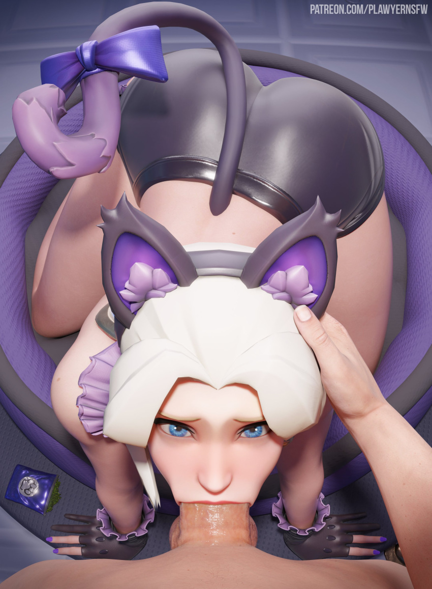 1boy 1girl 1girls 3d 3d_(artwork) 3d_art 3d_artwork 3d_model angela_ziegler art ass big_ass big_penis black_cat_mercy blizzard_entertainment blonde_hair blowjob_face blue_eyes cat_ears cat_tail deepthroat digital_art digital_artwork_(media) digital_media digital_media_(artwork) eye_contact fellatio gloves lawyernsfw light-skinned_female light-skinned_male light_skin male male/female male_pov mercy mercy_(overwatch) on_knees oral oral_sex overwatch overwatch_2 penis pov pov_eye_contact purple_nail_polish purple_nails sucking sucking_penis tagme