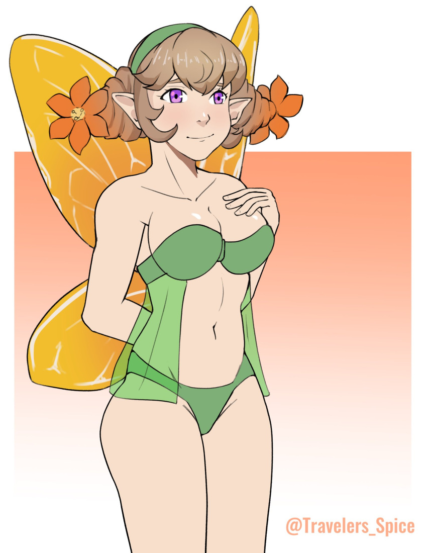 alluring fairy_wings fire_emblem high_res intelligent_systems medium_breasts nintendo peony_(fire_emblem) purple_eyes tagme traveler_san underwear wings