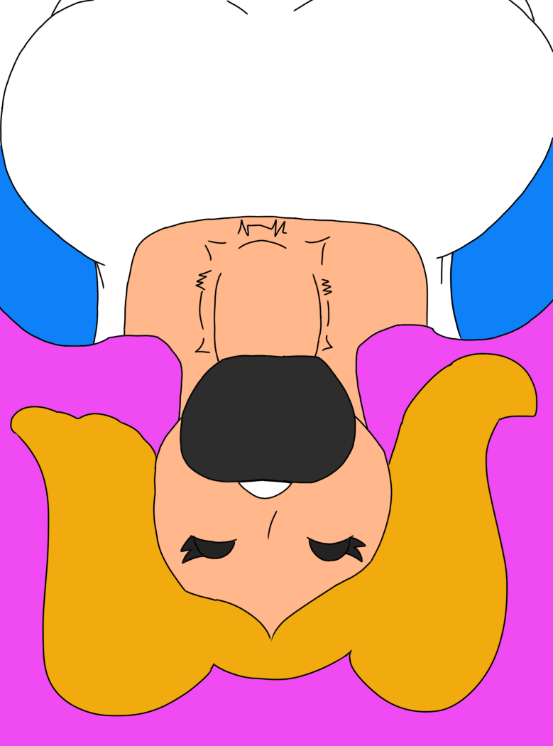 1boy 1girl 2016 anthro anthro_on_human anthro_penetrating anthro_penetrating_human big_breasts blonde_hair breasts bulge catherine_(les_ratz) clothed clothed_female deepthroat digital_media_(artwork) eyes_closed female half-closed_eyes huge_breasts human large_breasts les_ratz light-skinned_female light_skin male male/female mostly_offscreen_character murid murine ponytail purple_background rapido_(ratz) simple_background solo teeth throat_bulge trigoat twintails upper_body upside-down yellow_hair