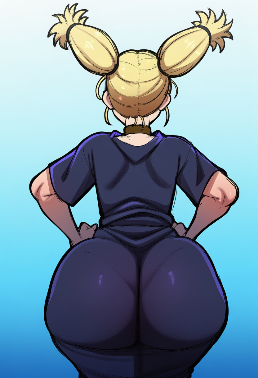 1girl ai_generated ass big_ass breasts huge_ass jujutsu_kaisen nishimiya_momo