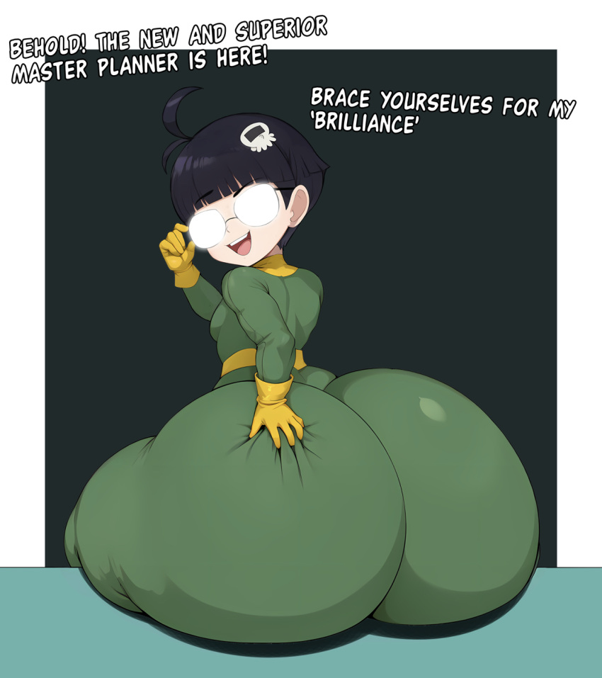 1girl ass big_ass breasts dr._octopus gigantic_ass huge_ass marvel monkechrome okutamiya_otoha spider-man_(series)