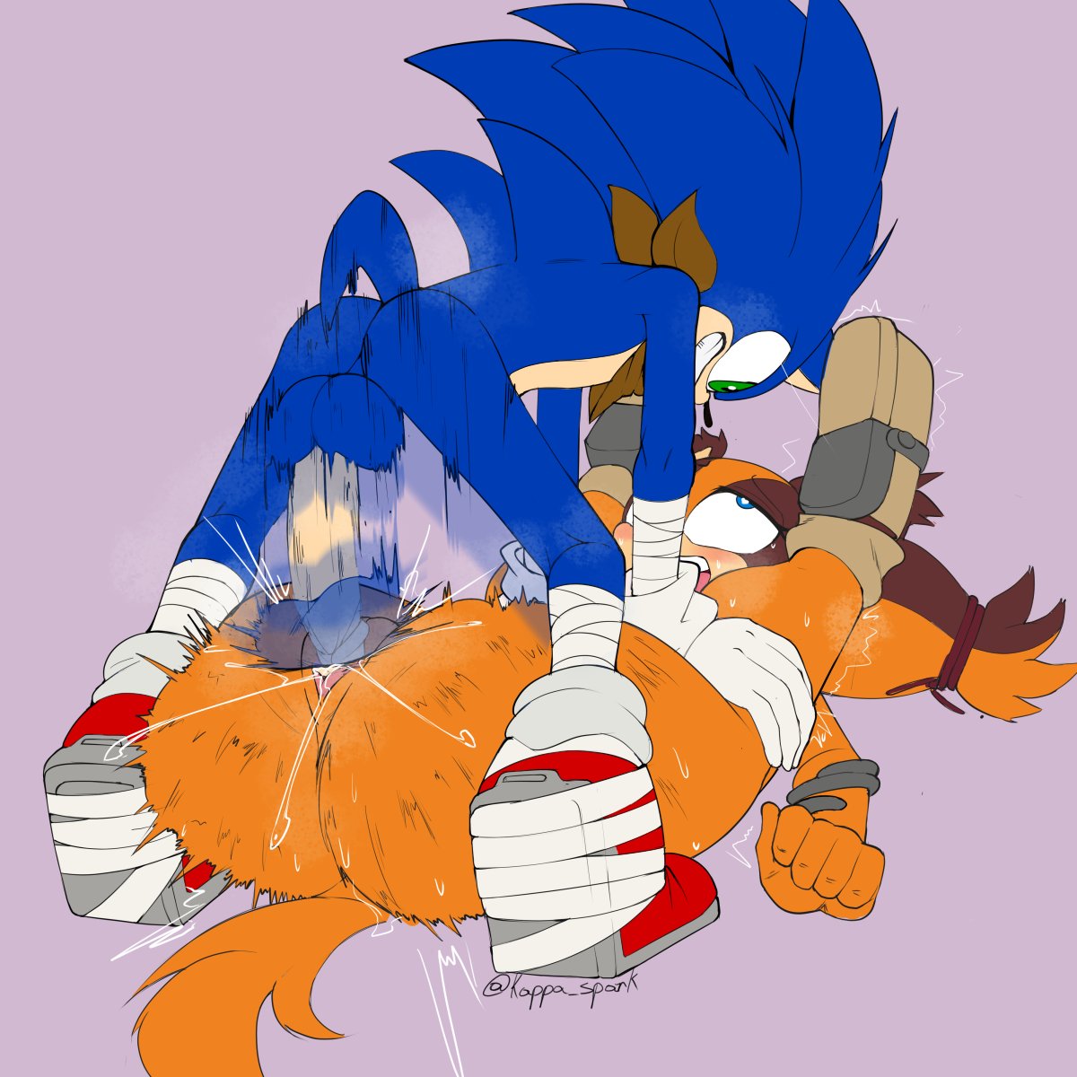 1boy 1girl anthro ass balls cock deep_penetration furry holding_legs missionary_position motion_blur motion_lines naked naked_female penetration sega sex sonic_the_hedgehog sonic_the_hedgehog_(series) sticks_the_jungle_badger