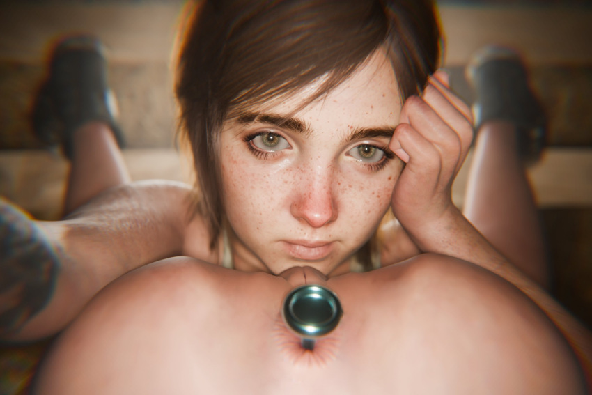 1girl 1girls 2026 2026s 3d 3d_(artwork) 3d_art 3d_artwork 3d_background 3d_model anal anal_insertion anal_plug anonymous_female anus art ass blurred_background boots bottomless bubble_butt buttplug detailed_background digital_art digital_artwork_(media) digital_media digital_media_(artwork) ellie_(the_last_of_us) ellie_williams feet_behind_head female_focus female_only flexible freckles jpeg lesbian_sex light-skinned_female light_skin naughty_dog no_watermark nothzard nsfw pussy r34 rule34 rule_34 selfpic socks tagme tattoo tattooed_arm the_last_of_us the_last_of_us_2 wide_hips widescreen x_link yuri