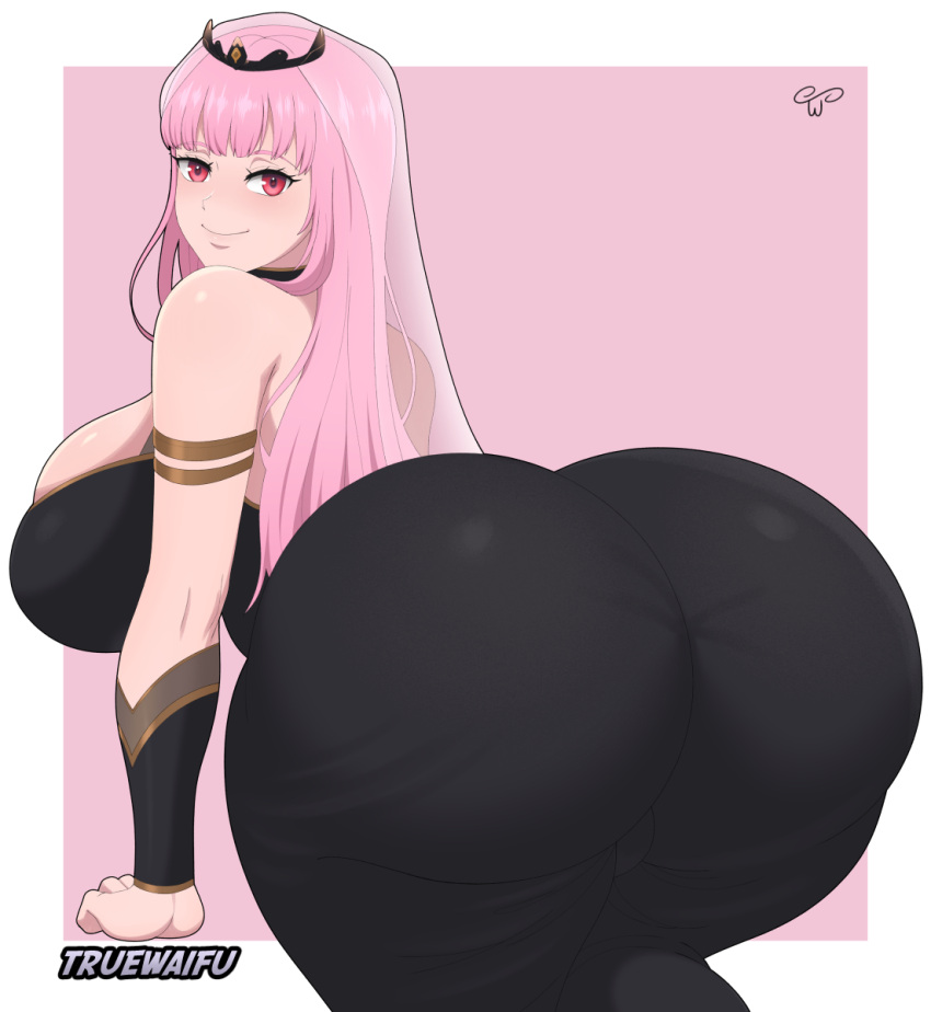1girl ass big_ass big_breasts breasts hololive huge_ass huge_breasts mori_calliope truewaifu